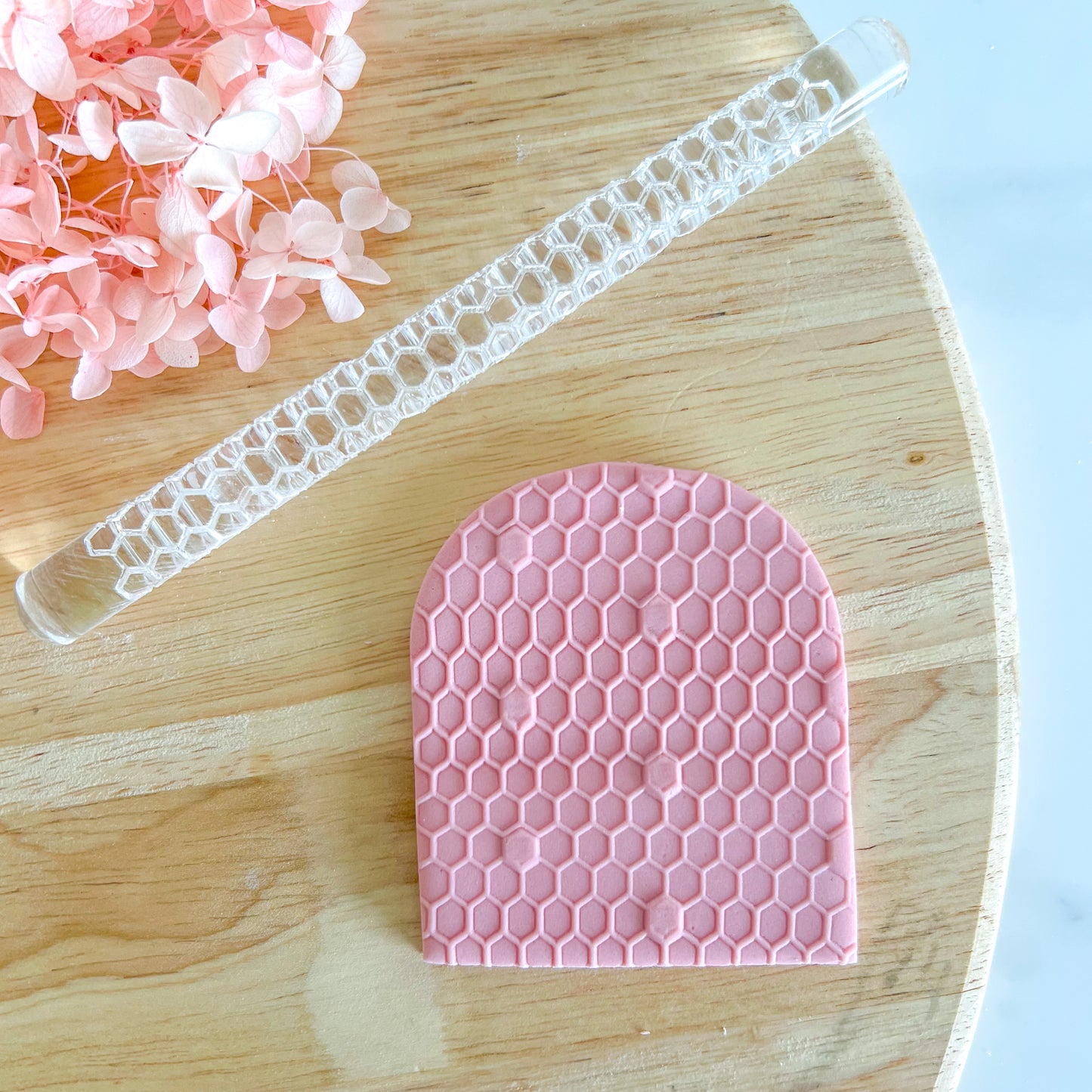 "Honeycomb" - Acrylic Texture Roller