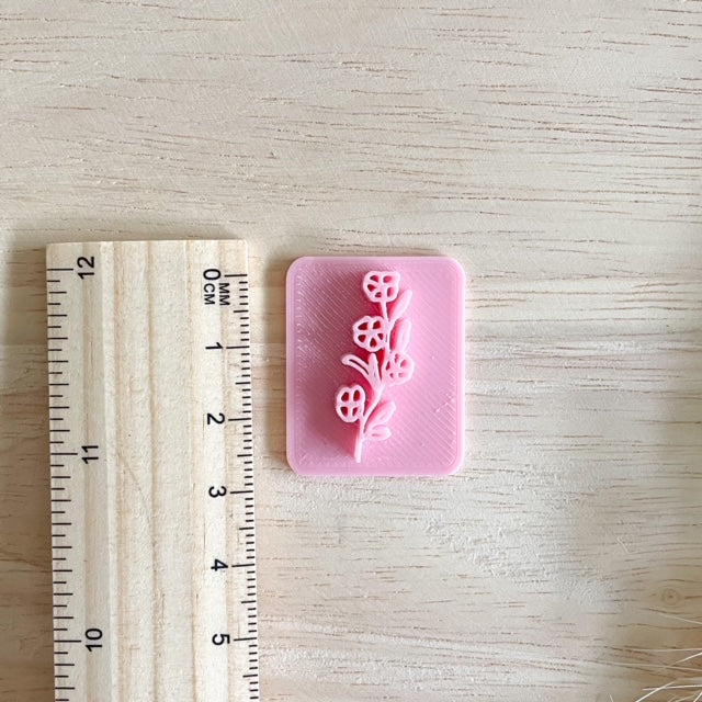 Four Flowers - Texture Stamp