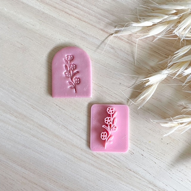 Four Flowers - Texture Stamp