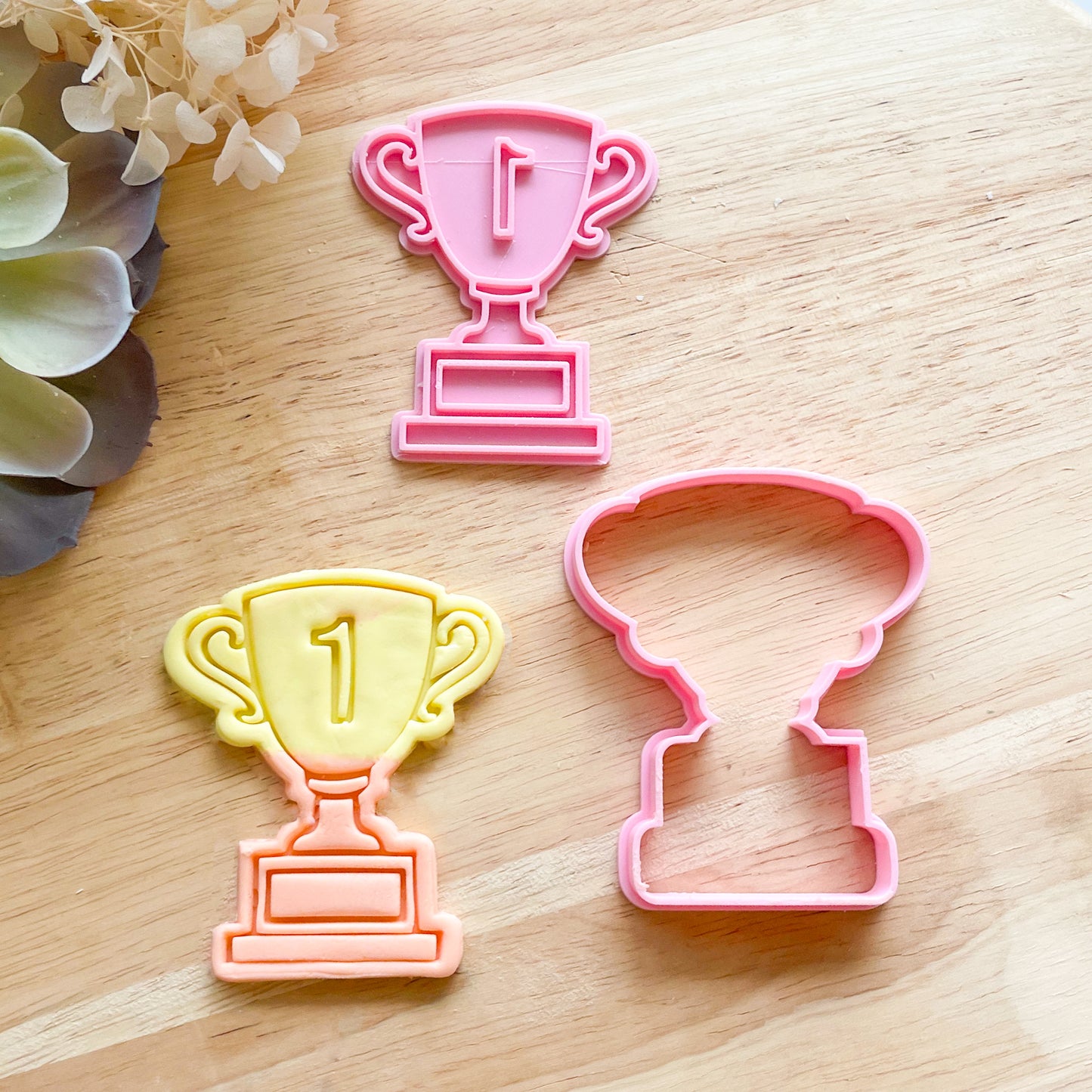 "Trophy" - Cookie Cutter & Stamp LAST ONE!