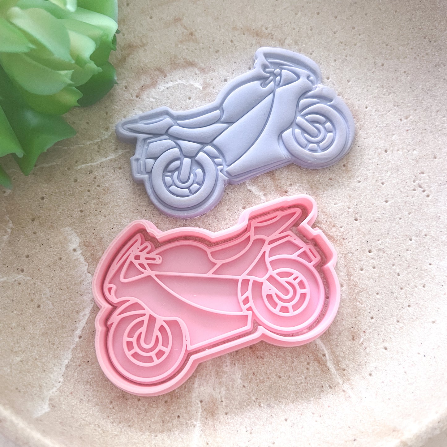 “Motorcycle” - Cookie Cutter & Stamp