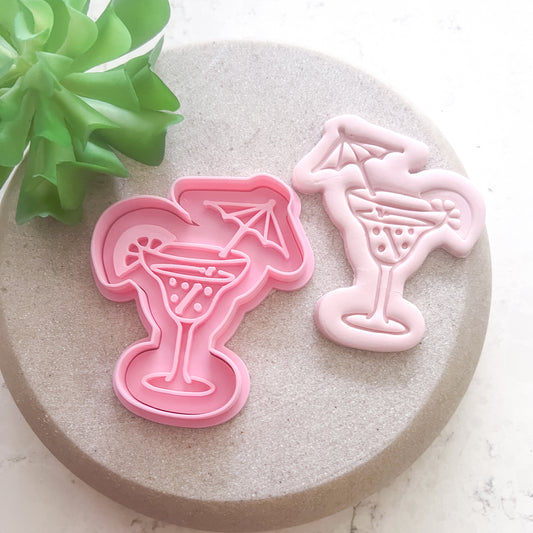 "Cocktail" - Cookie Cutter & Stamp