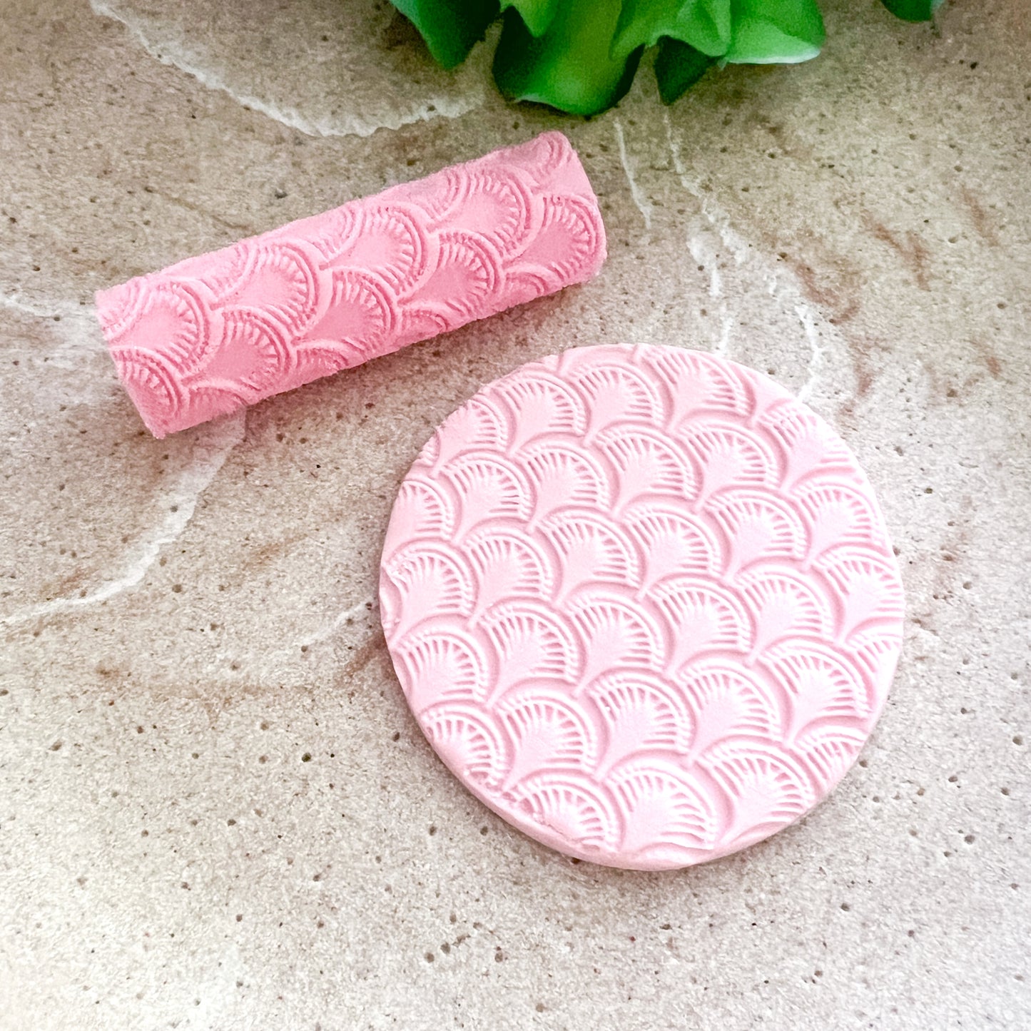 "Art Deco Palms" PLA Texture Roller