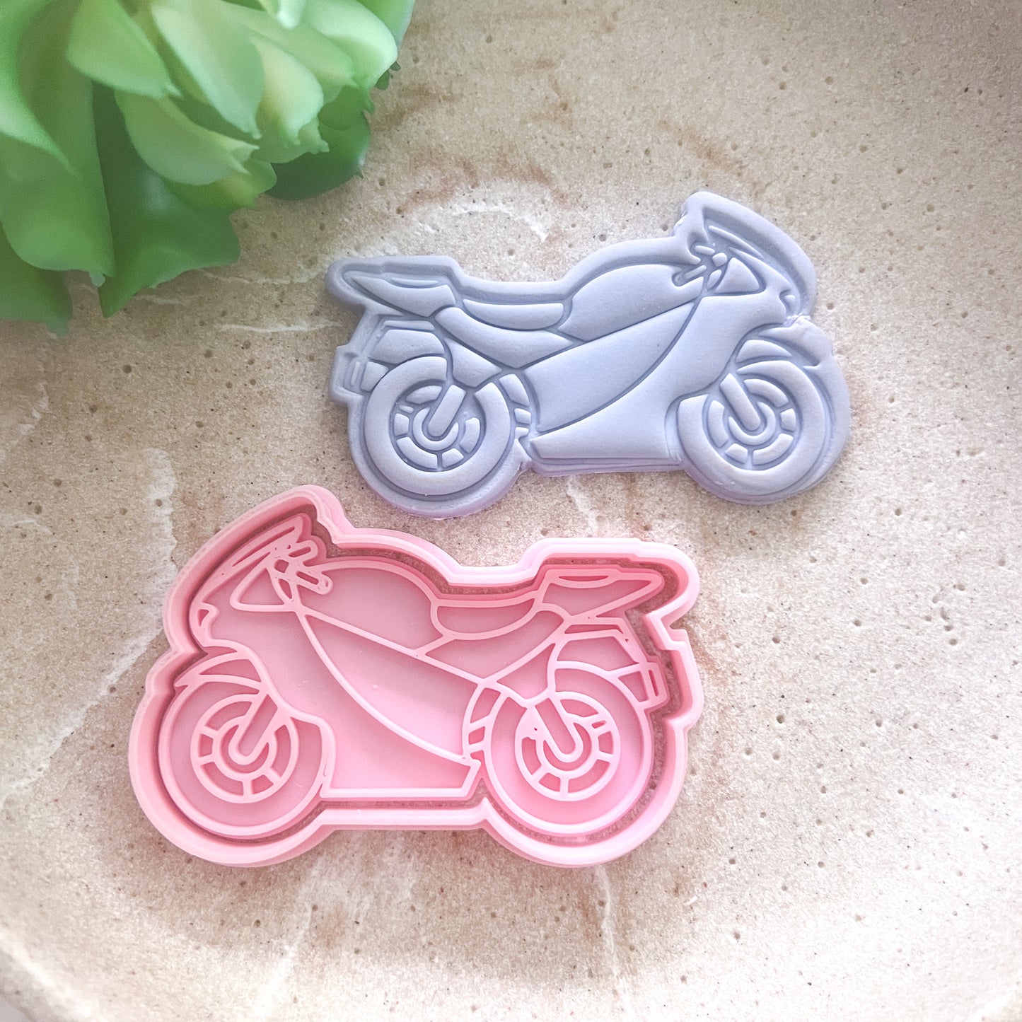 “Motorcycle” - Cookie Cutter & Stamp