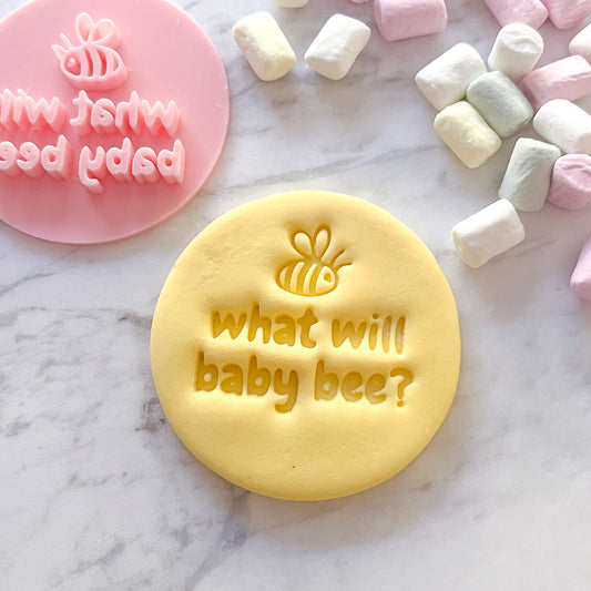 "What Will Baby Bee?" #3 - Fondant Stamp