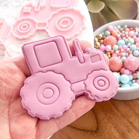 "Tractor" - Cookie Cutter & Stamp