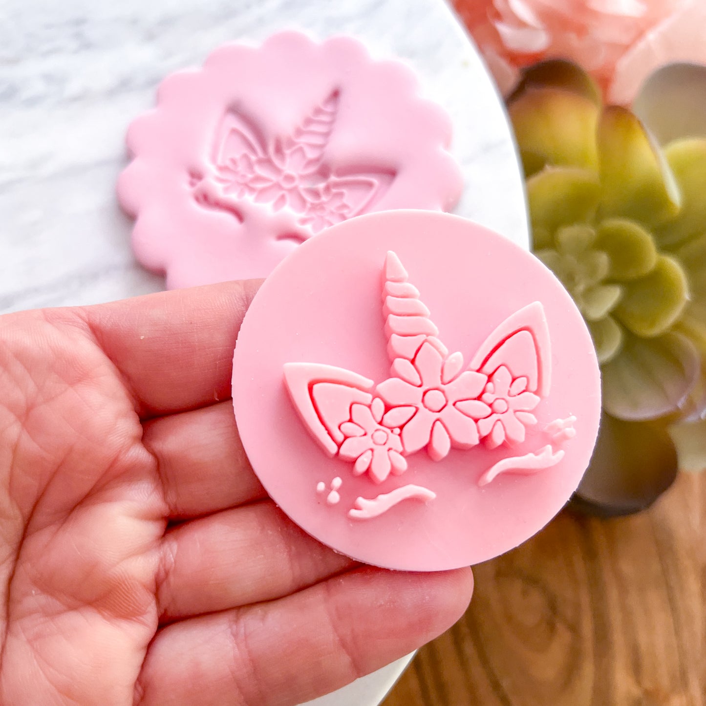 "Unicorn" Fondant Stamp
