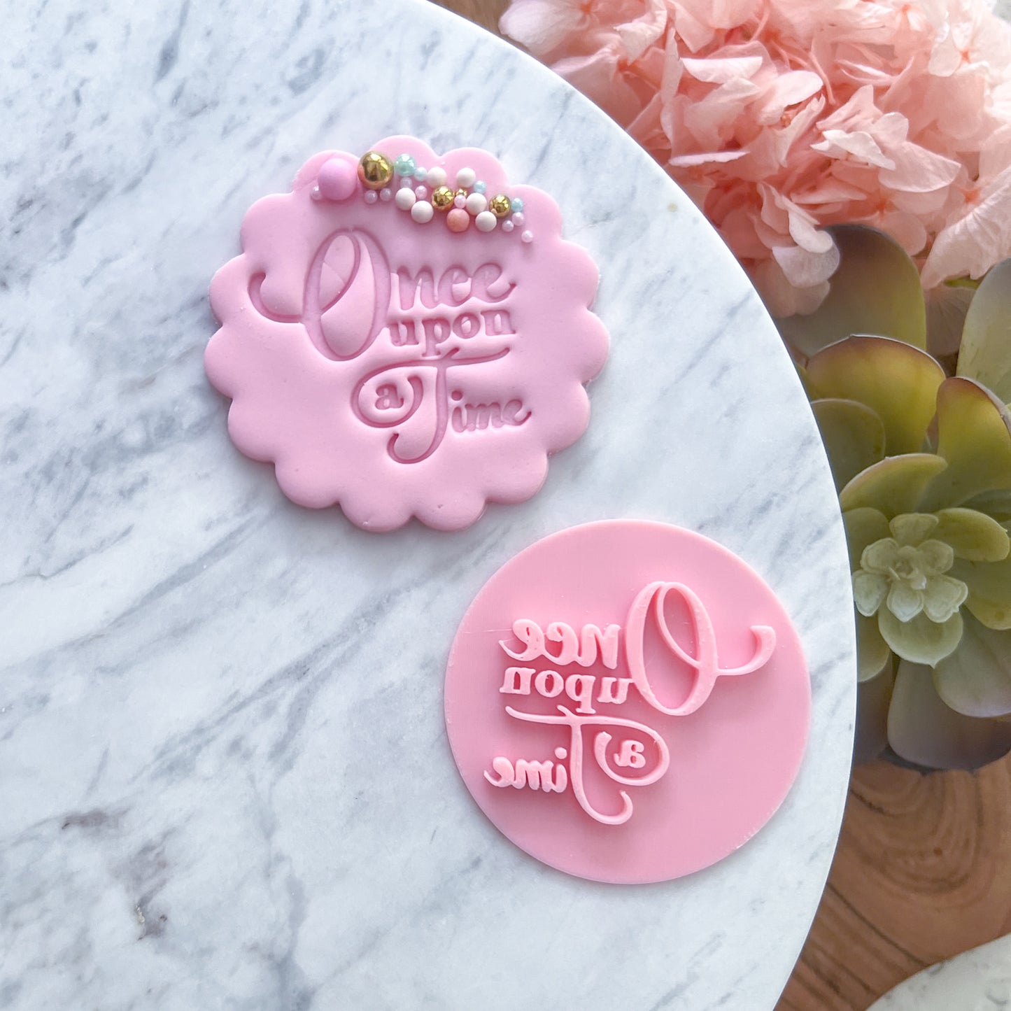 "Once Upon a Time" Fondant Stamp