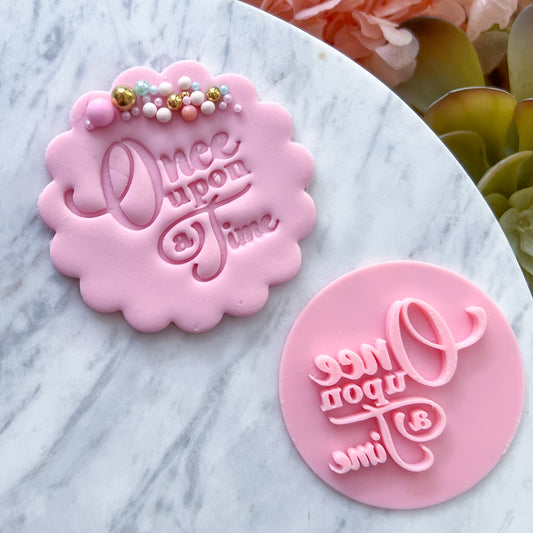"Once Upon a Time" Fondant Stamp
