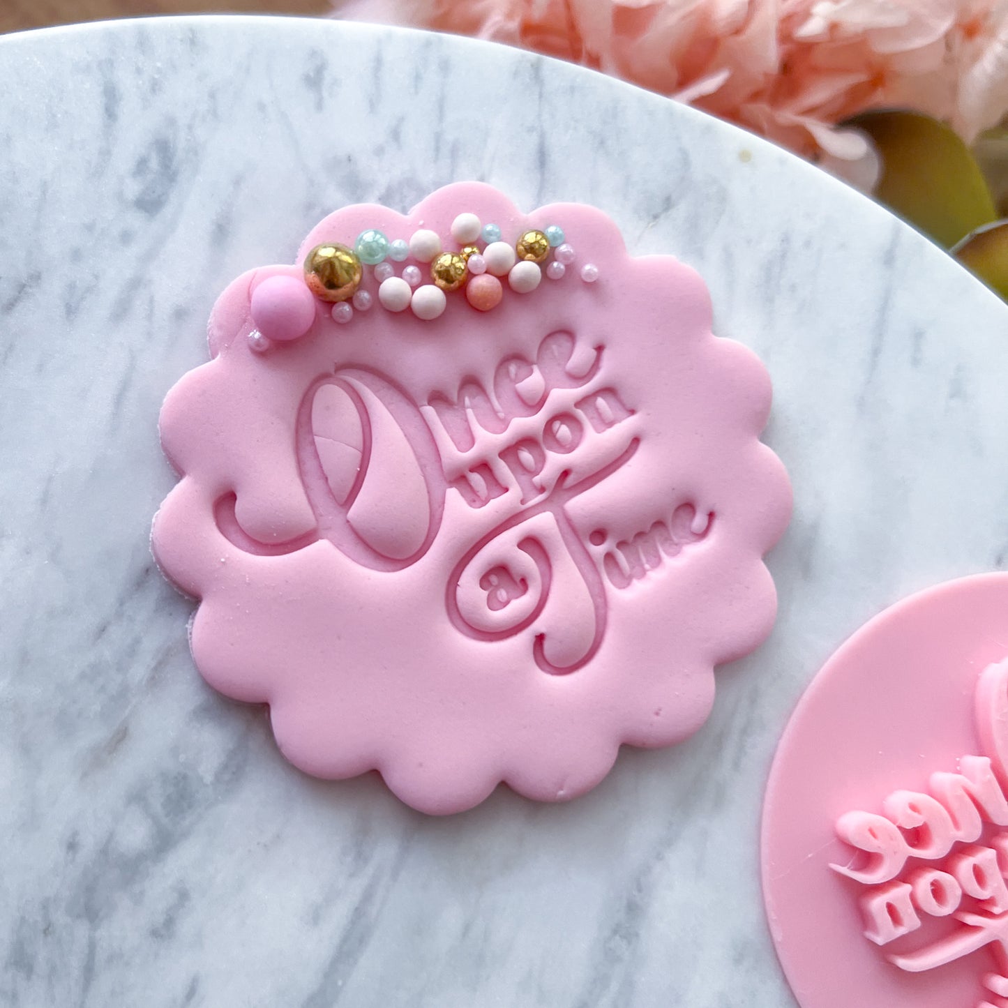 "Once Upon a Time" Fondant Stamp