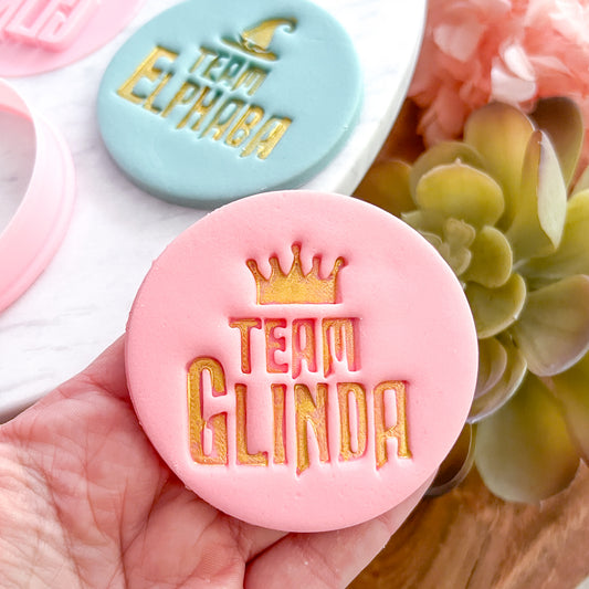 "Team Glinda" Fondant Stamp