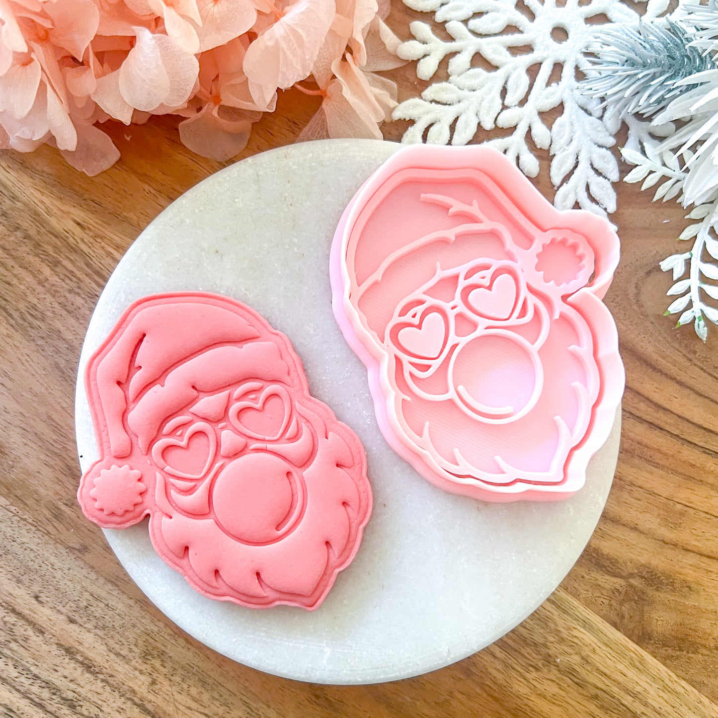 "Groovy Santa" Cookie Cutter & Stamp