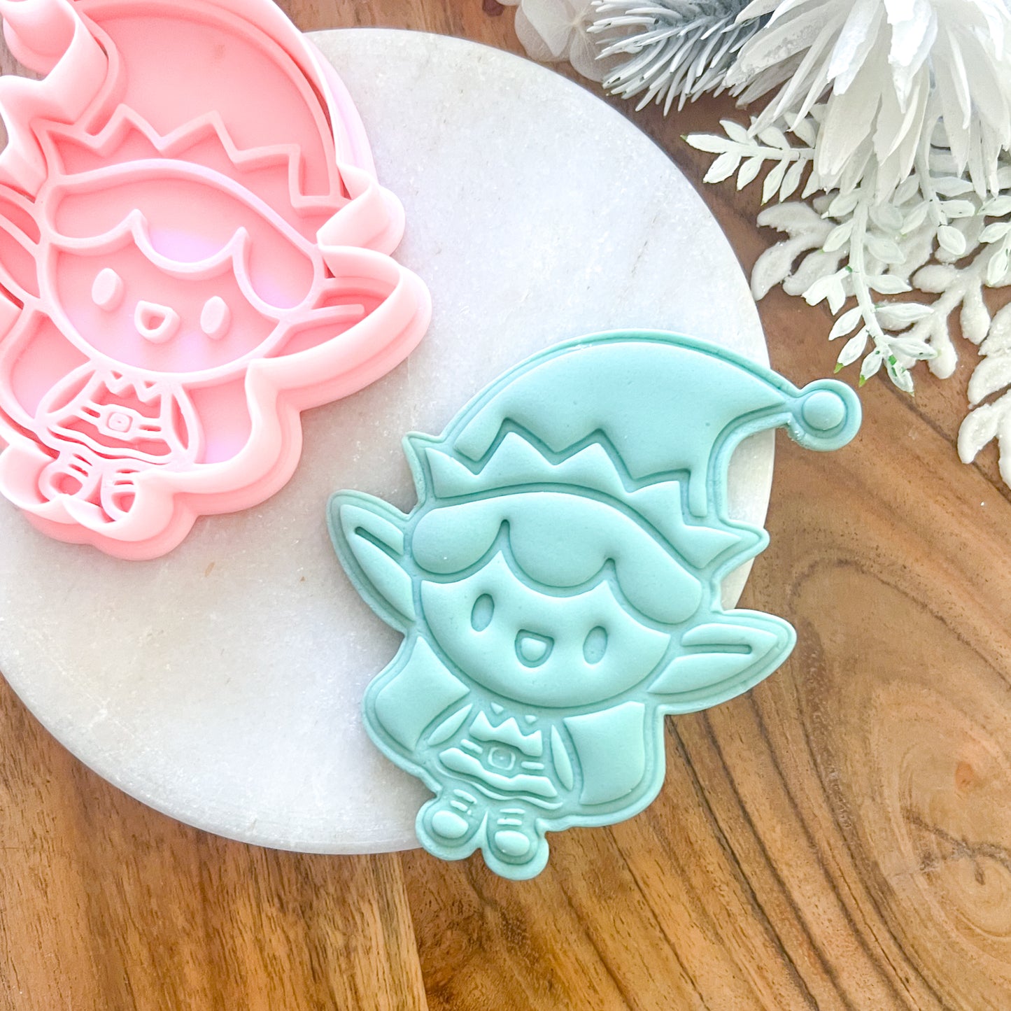 "Elf Girl" Cookie Cutter & Stamp