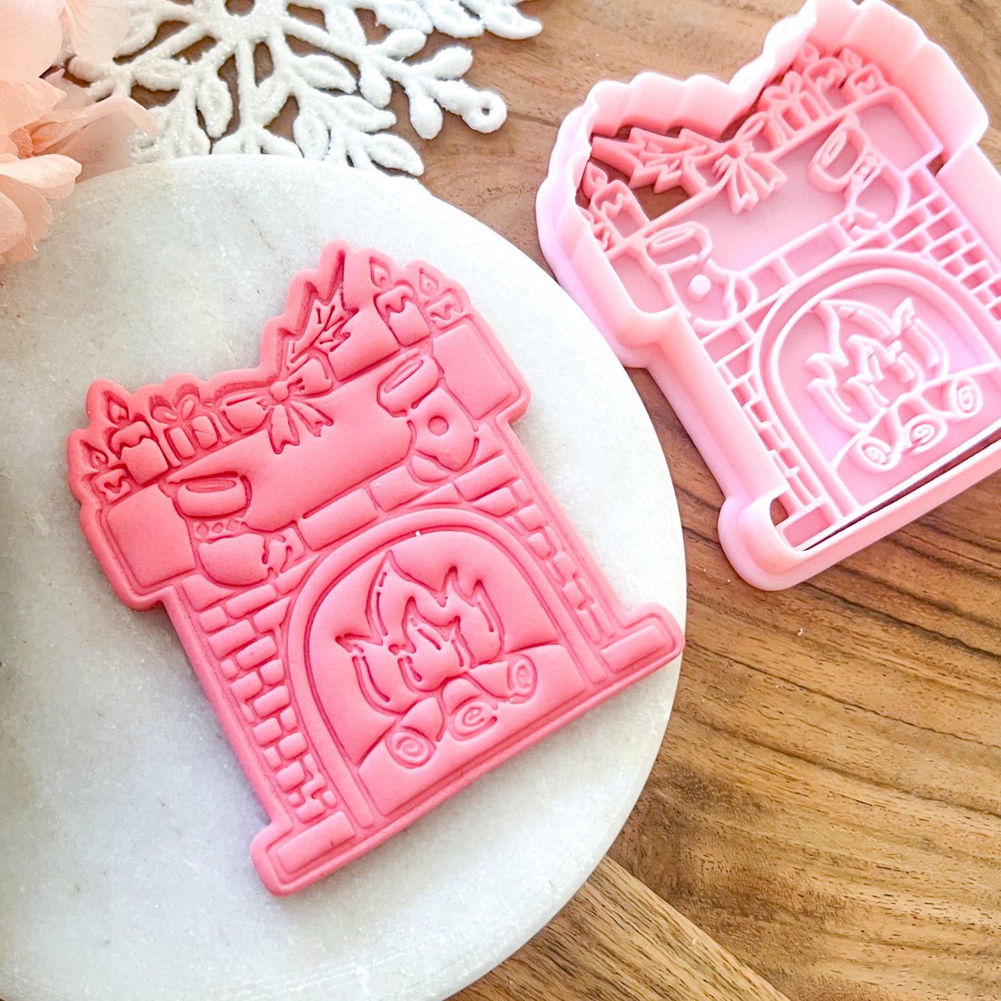 "Fireplace" Cookie Cutter & Stamp