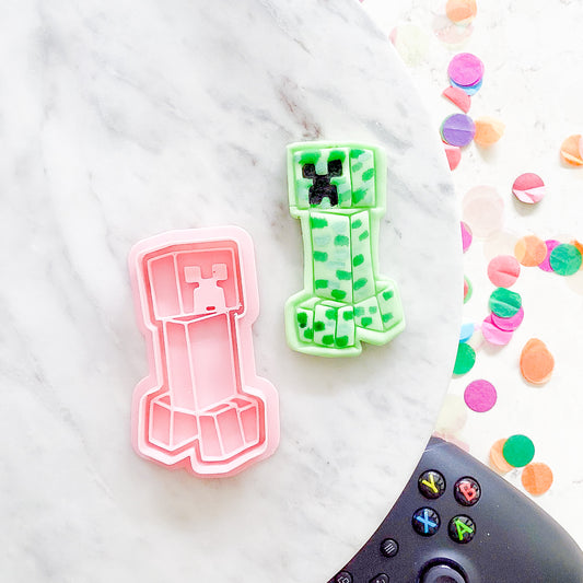 "Creeper" Cookie Cutter & Stamp