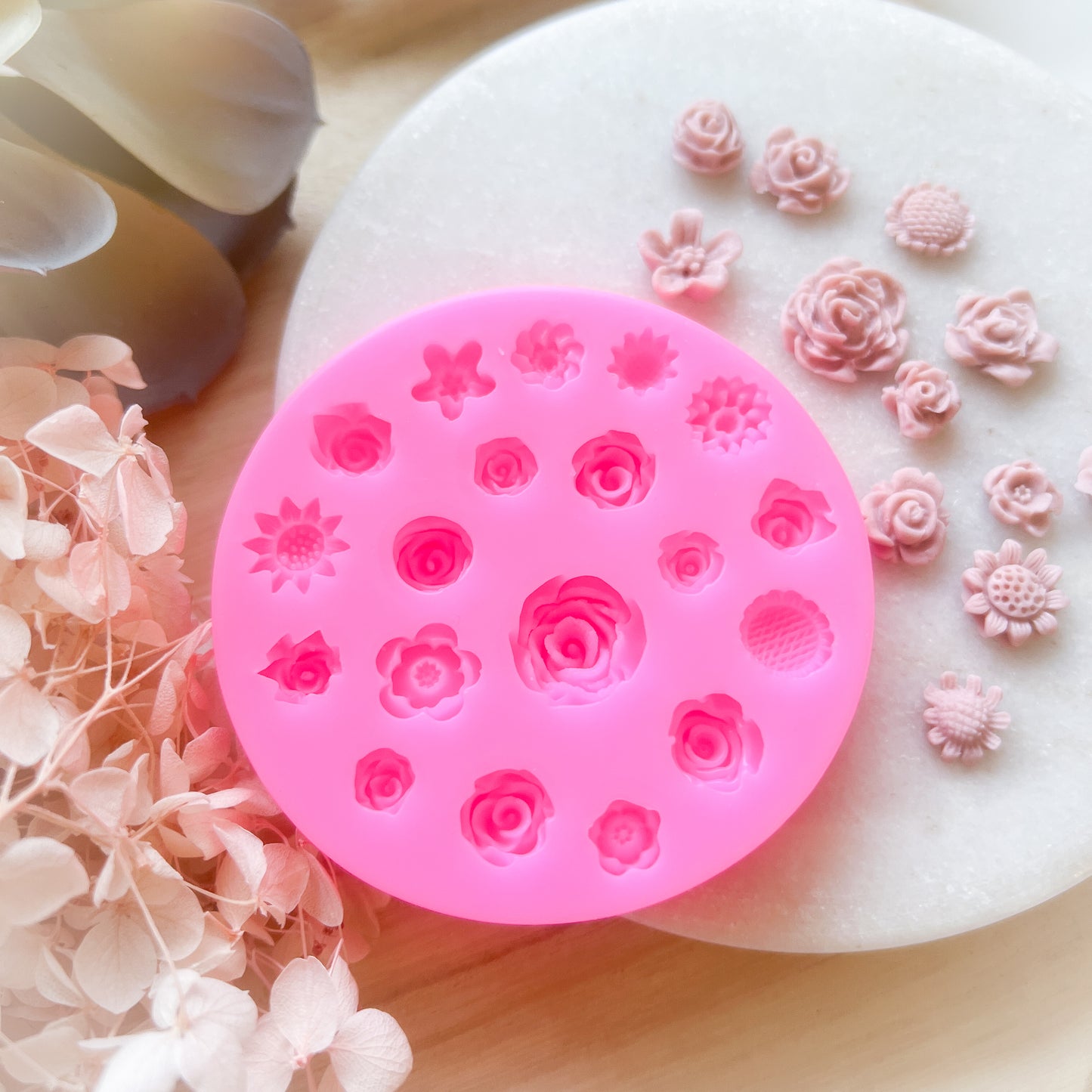 “Florals Mega Micros” Silicone Mould