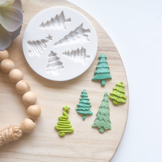 "Christmas Trees" - Silicone Mould