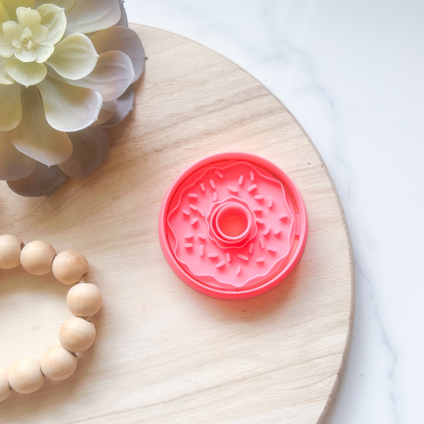 "Cartoon Donut" Cutter & Stamp Set