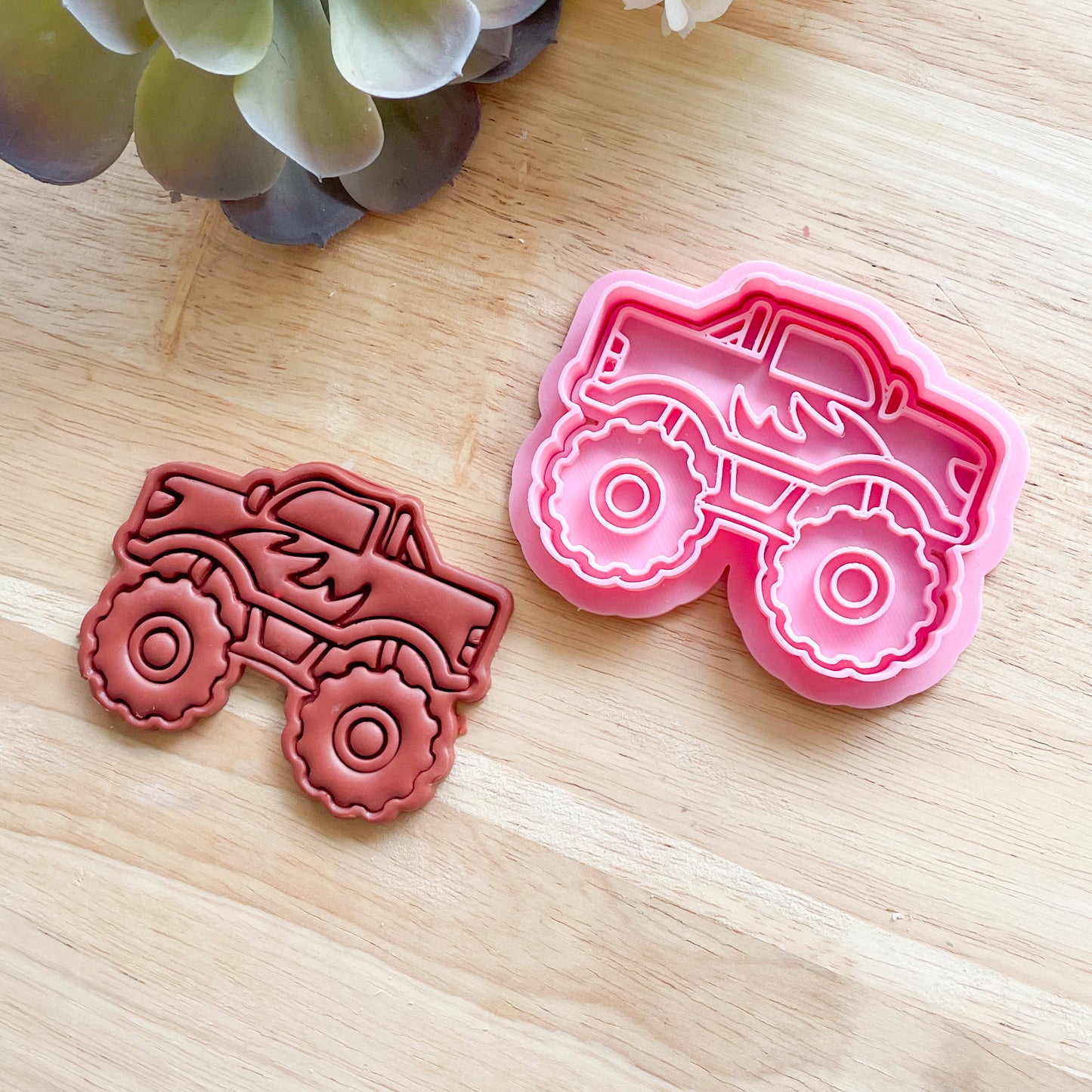 "Monster Truck #2" - Cookie Cutter & Stamp