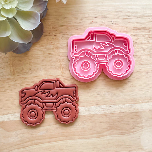 "Monster Truck #2" - Cookie Cutter & Stamp