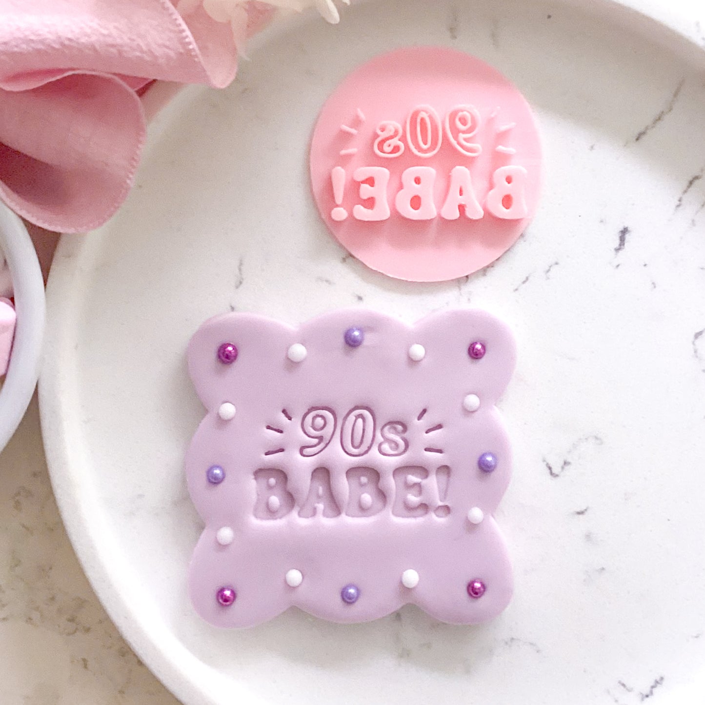 90's Babe - Fondant Stamp