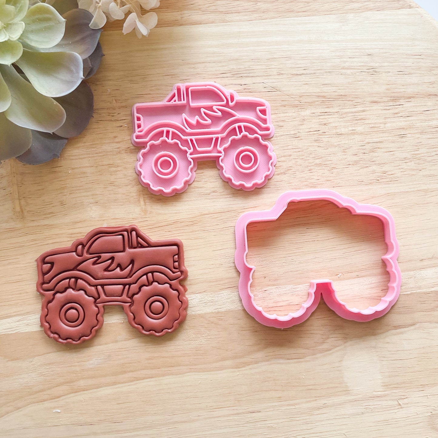 "Monster Truck #2" - Cookie Cutter & Stamp