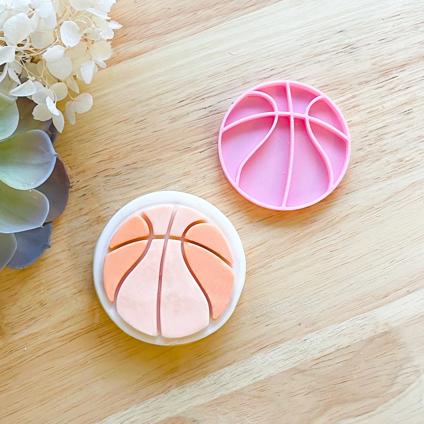 "Basketball" - Cookie Cutter & Stamp LAST ONE