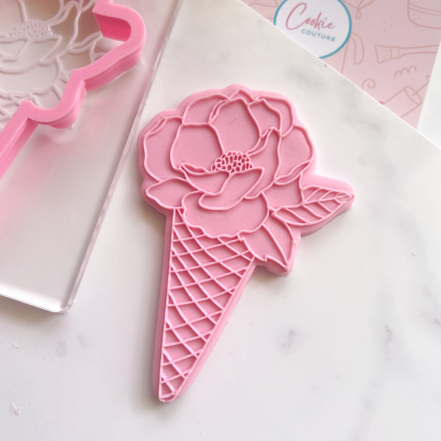 Floral Icecream - Stamp & Cutter Set