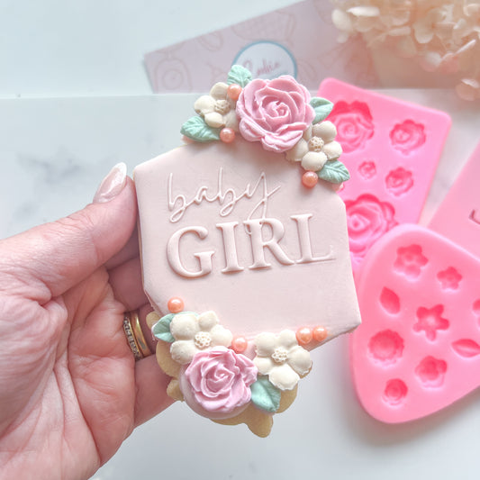 "Baby Girl" - Embossing Stamp