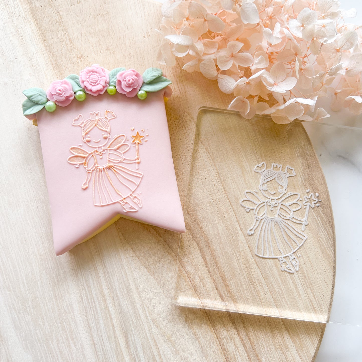 "Fairy with wand" Embossing Stamp