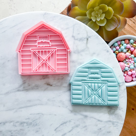 "Barn" - Cookie Cutter & Stamp