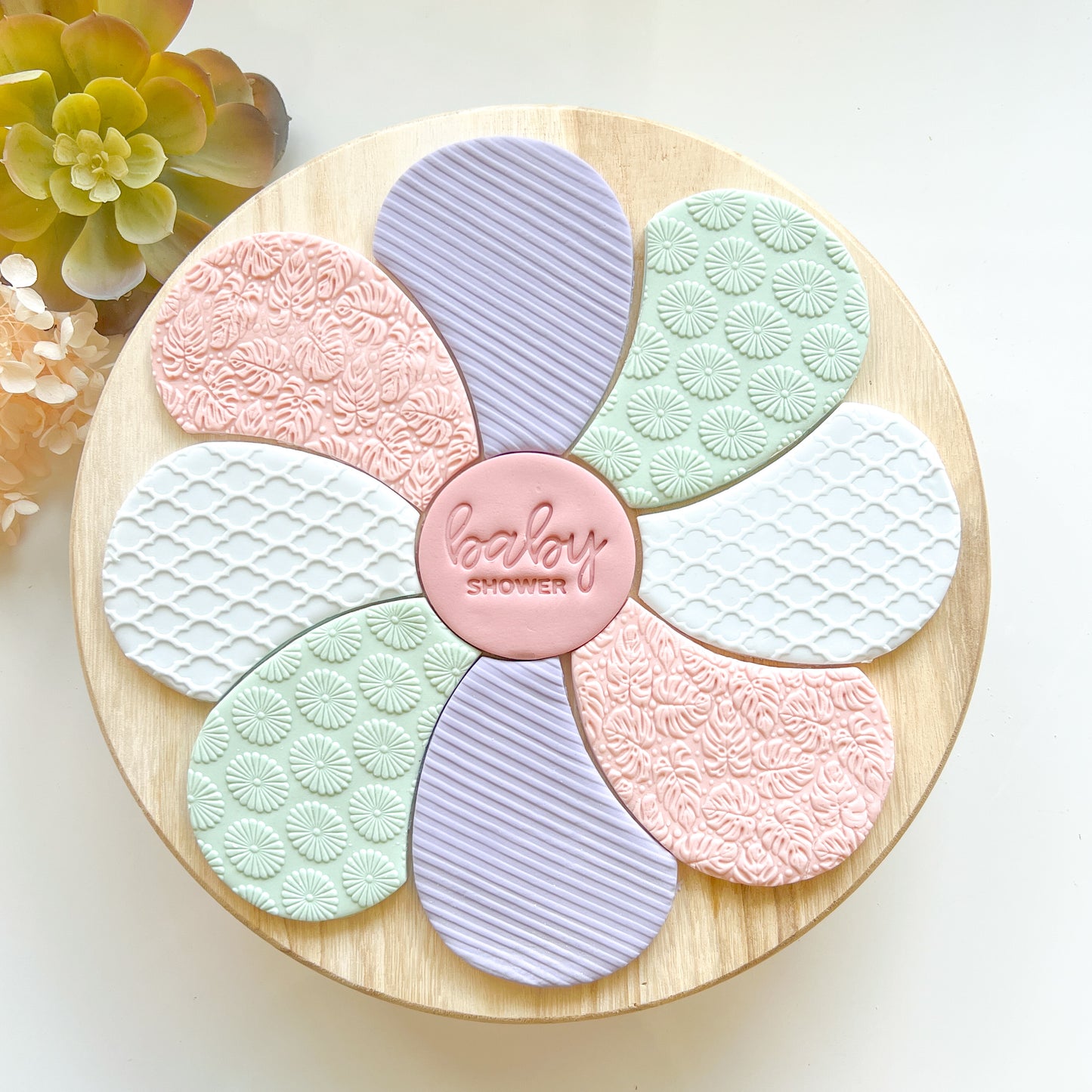 Flower #2 Cookie Platter (Choose Size)