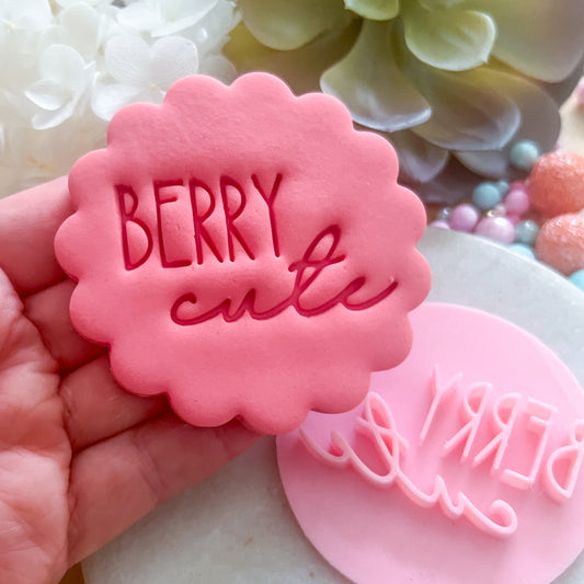 "Berry Cute" Fondant Stamp