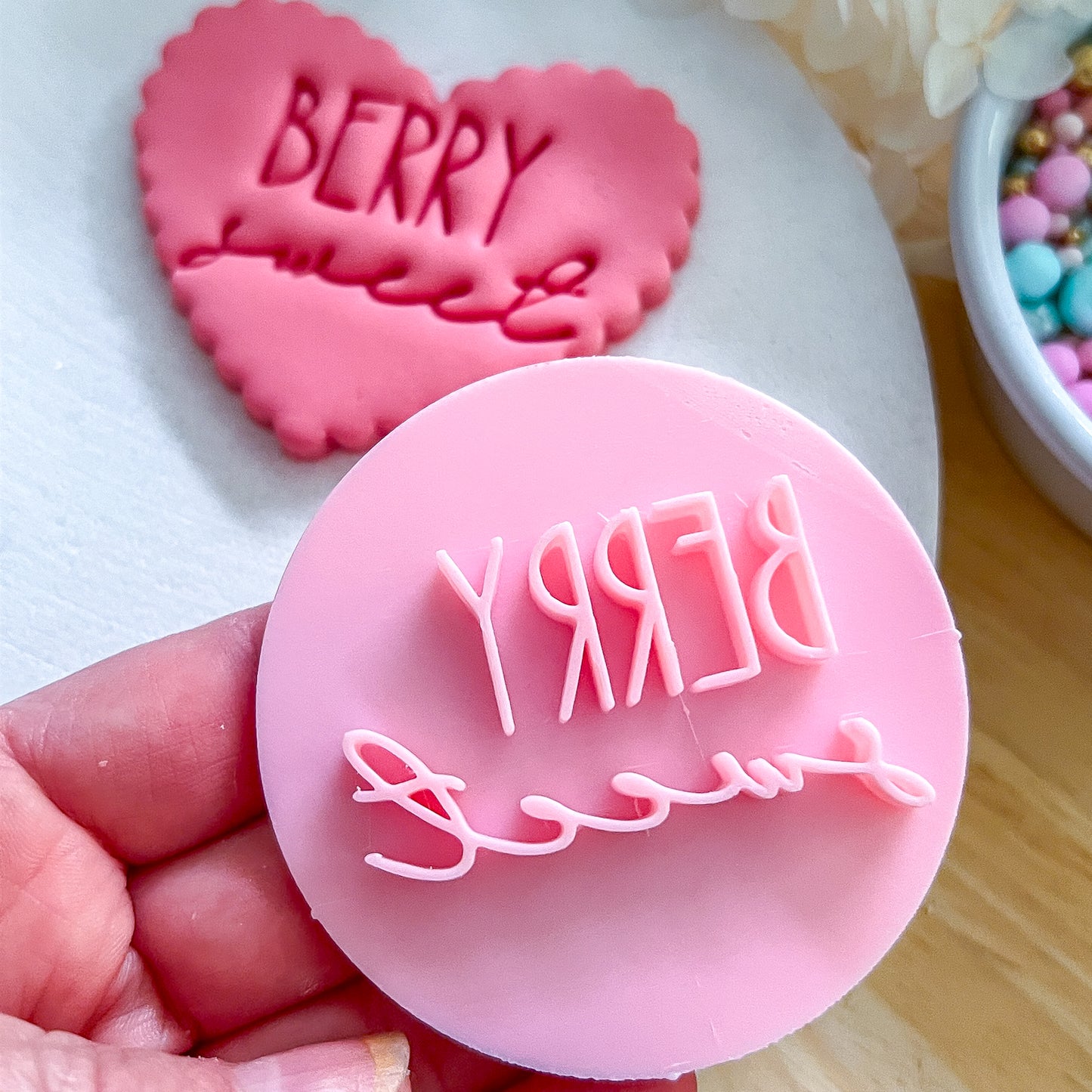 "Berry Sweet" Fondant Stamp