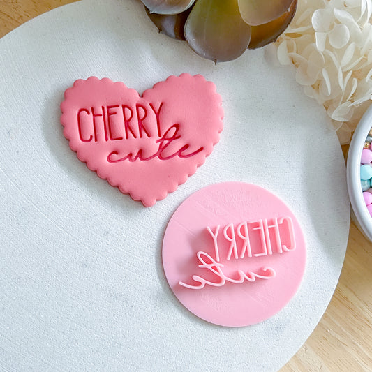 "Cherry Cute" Fondant Stamp