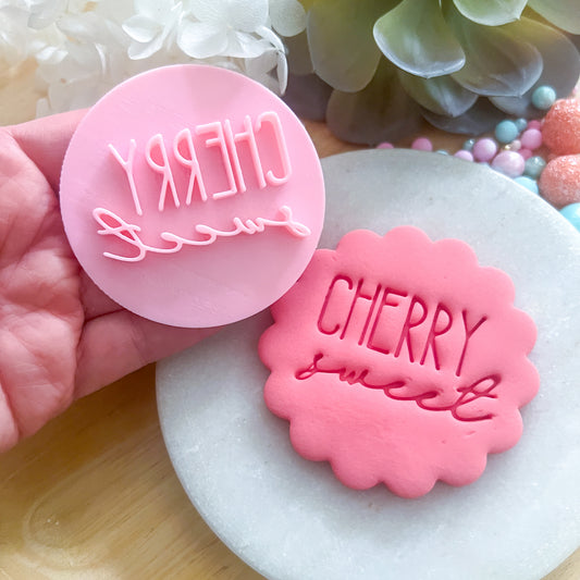 "Cherry Sweet" Fondant Stamp