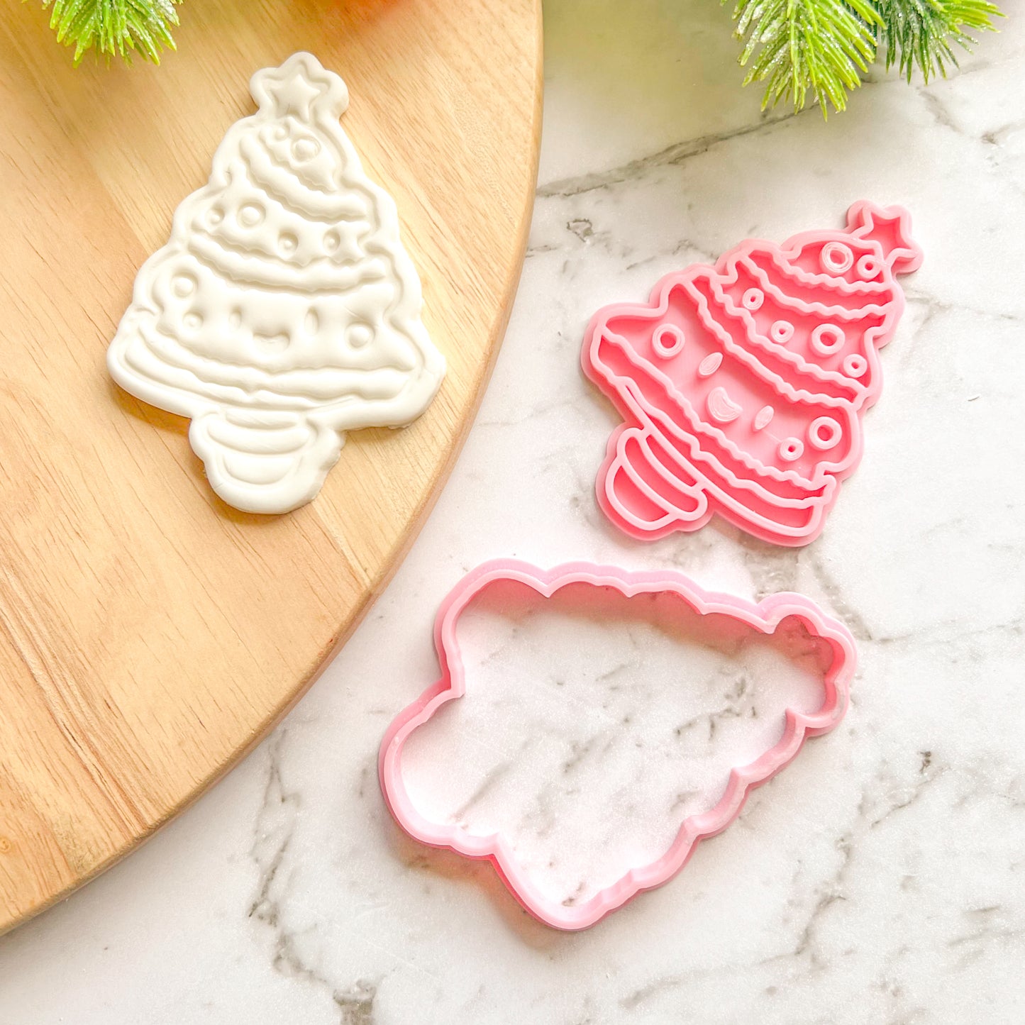 "Decorated Tree" Cookie Cutter & Stamp