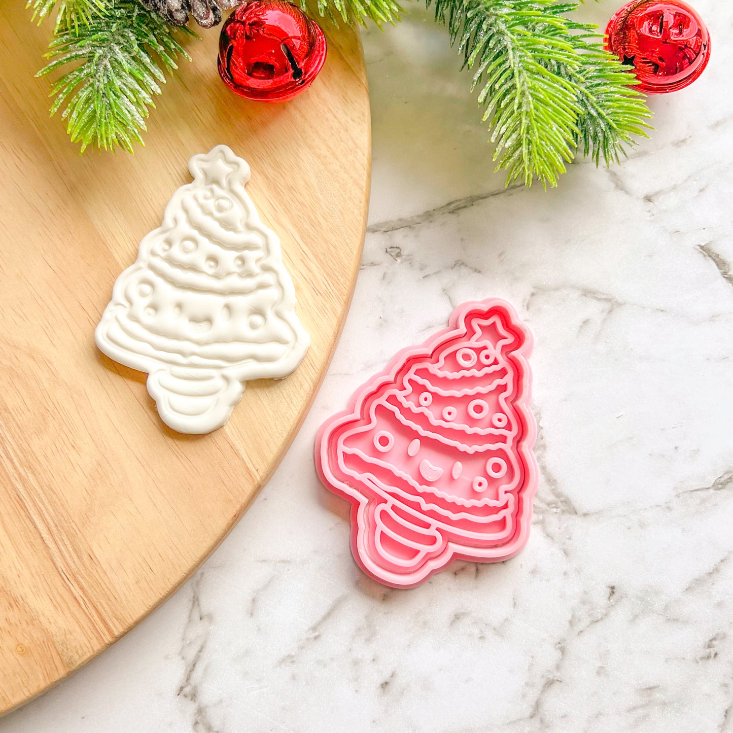 "Decorated Tree" Cookie Cutter & Stamp