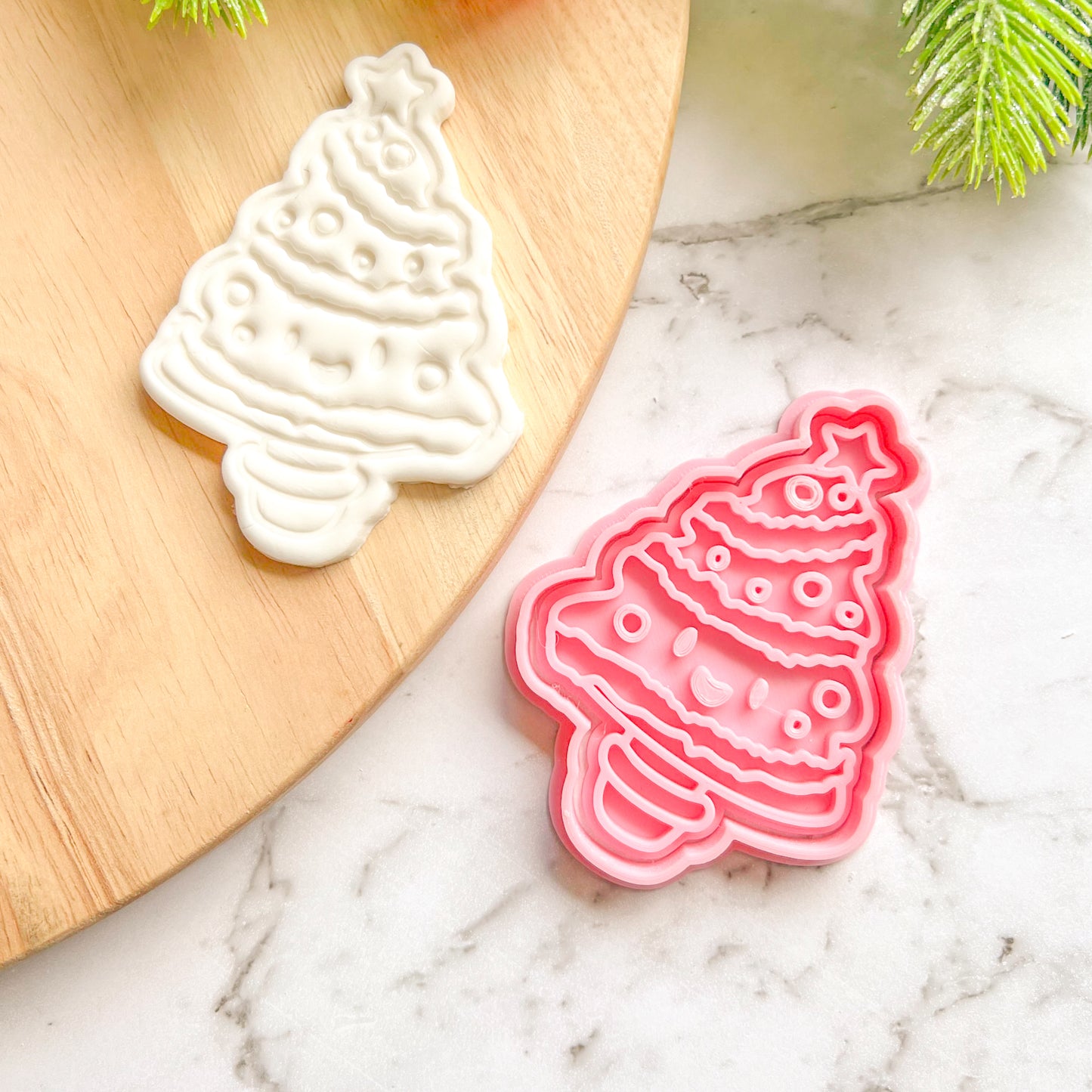 "Decorated Tree" Cookie Cutter & Stamp