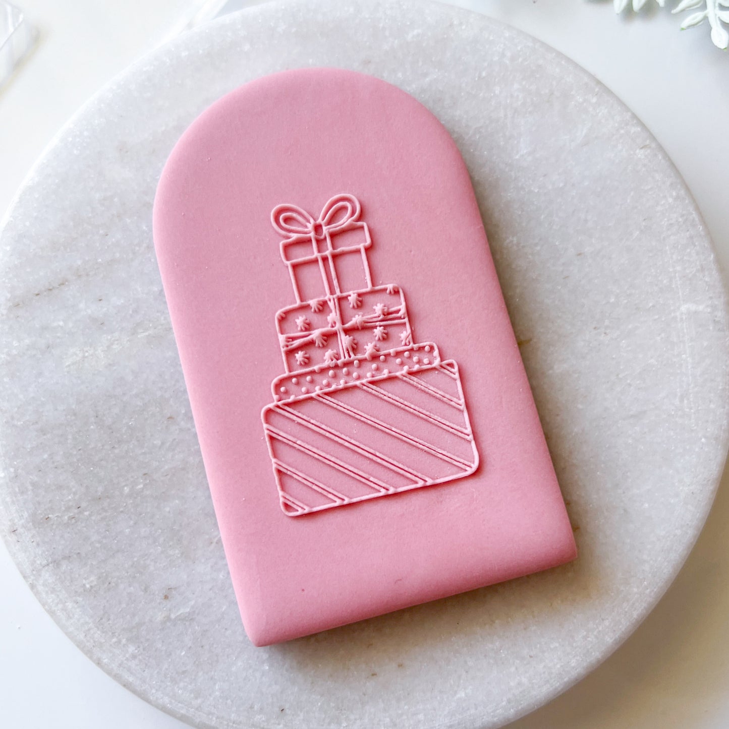 "Pressie Stack" Embossing Stamp