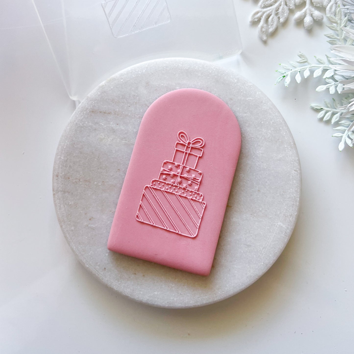 "Pressie Stack" Embossing Stamp