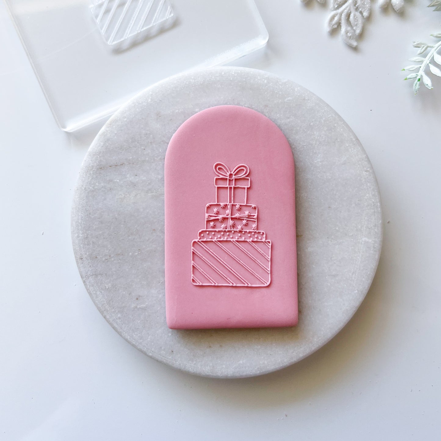 "Pressie Stack" Embossing Stamp