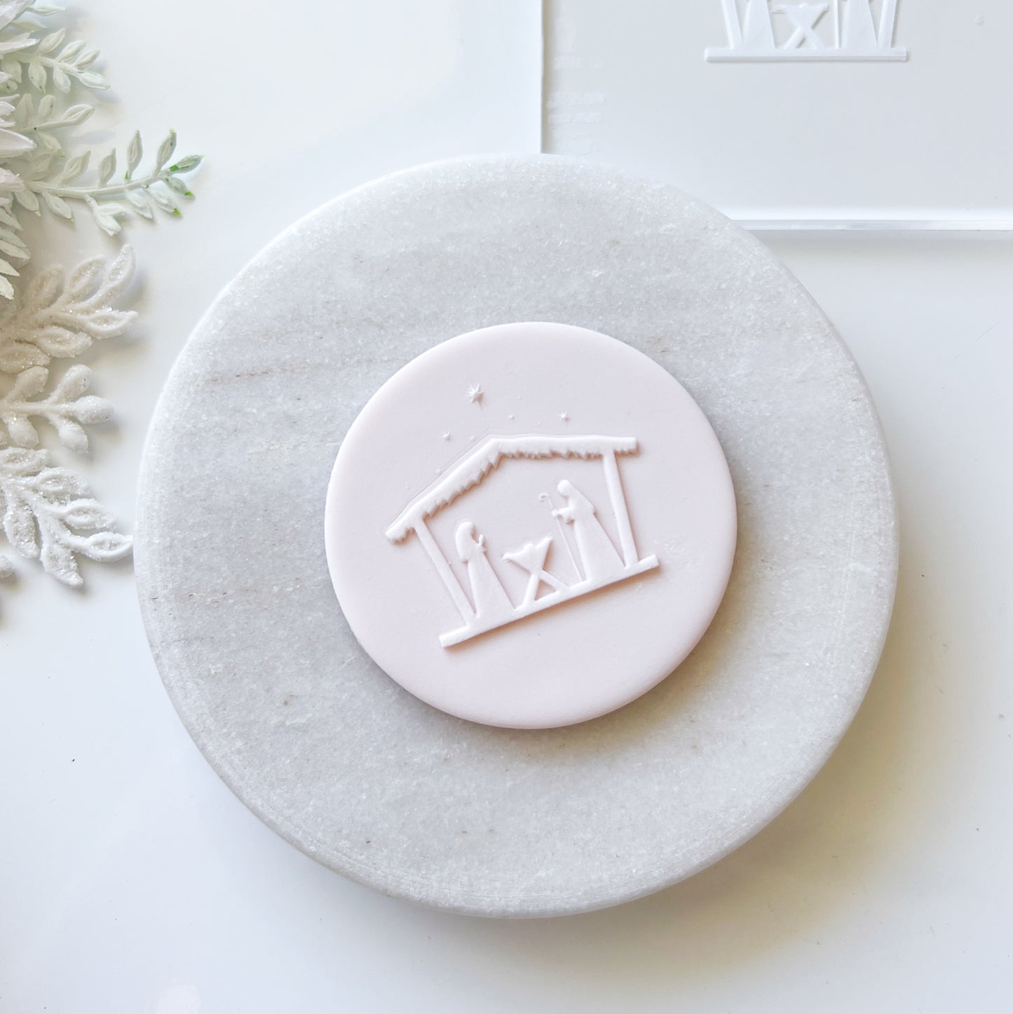 "Nativity"  Embossing Stamp