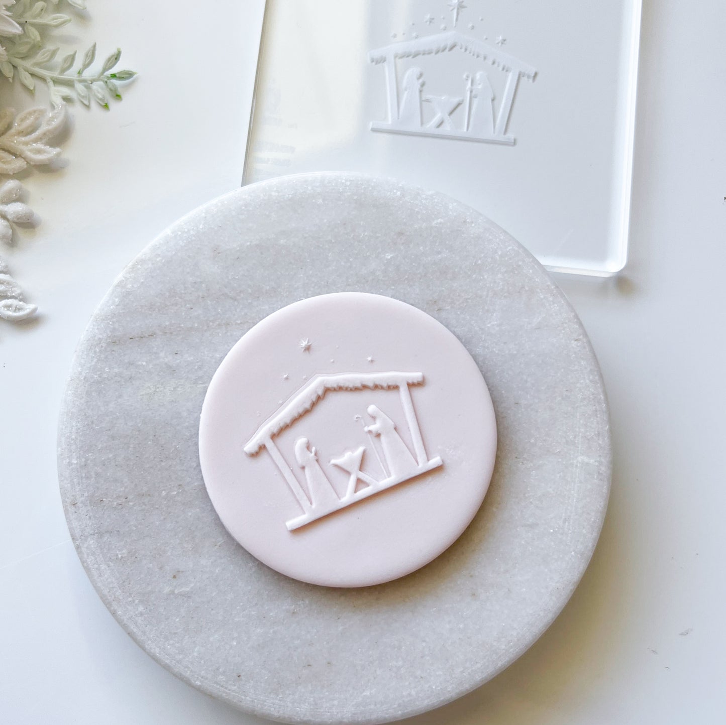 "Nativity"  Embossing Stamp