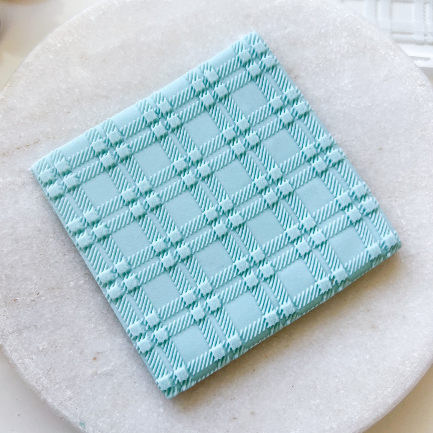 Gingham Texture Plate