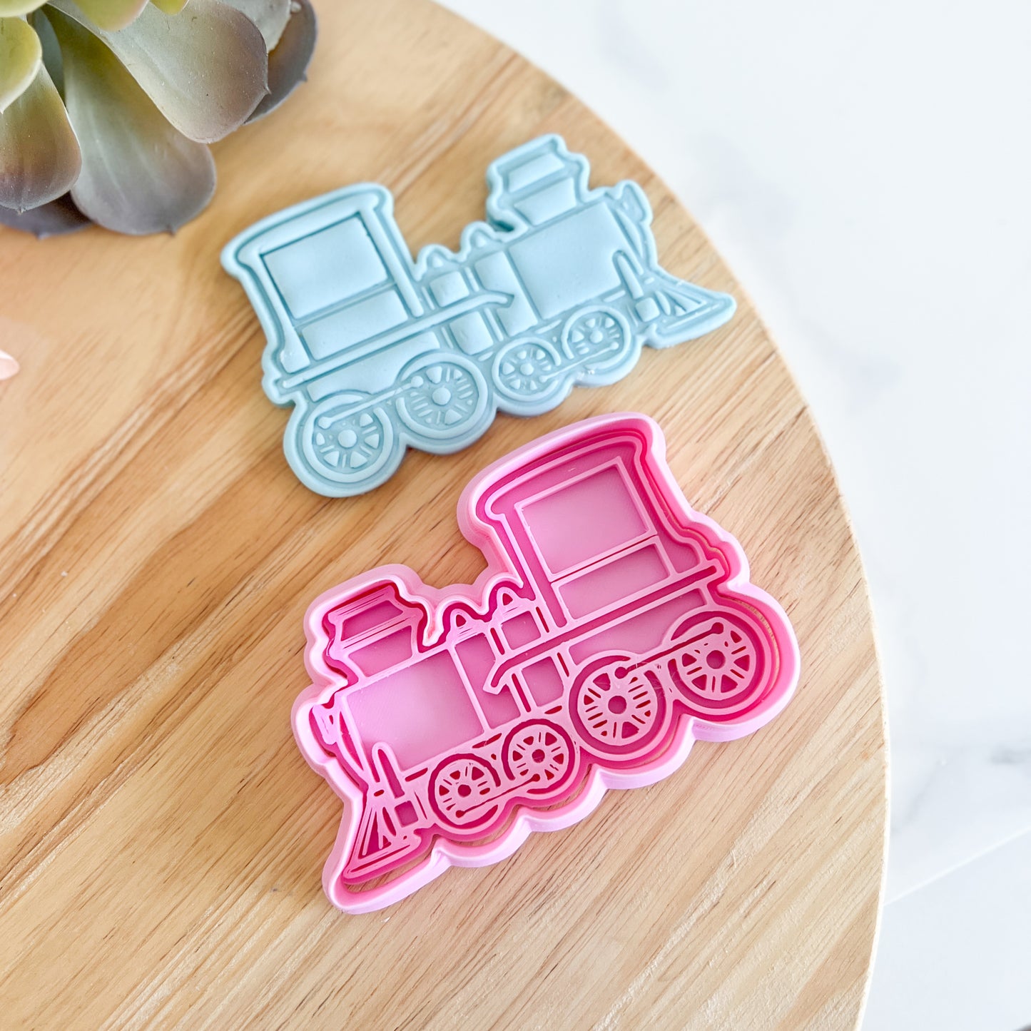 "Train" Cookie Cutter & Stamp