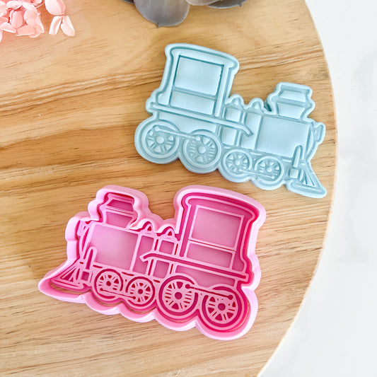 "Train" Cookie Cutter & Stamp