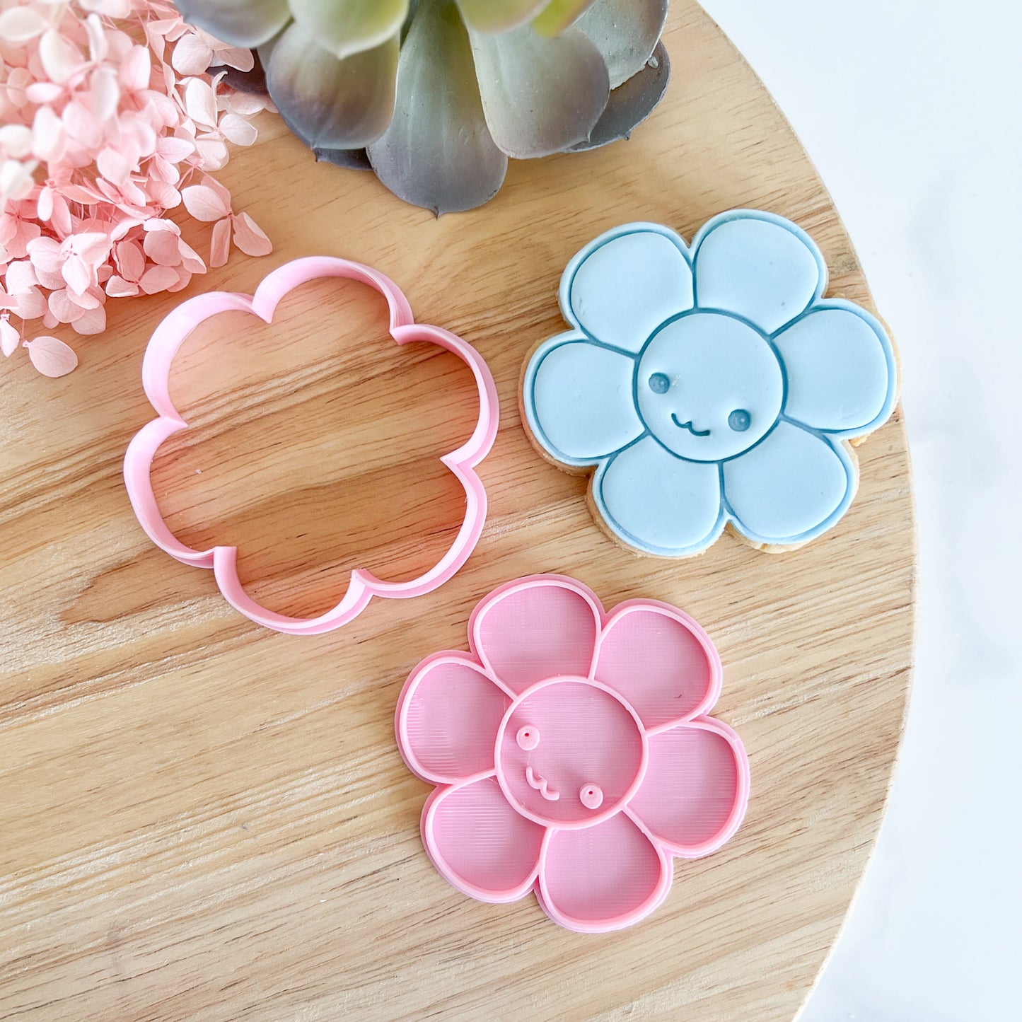 "Kawaii Daisy" - Cookie Cutter & Stamp