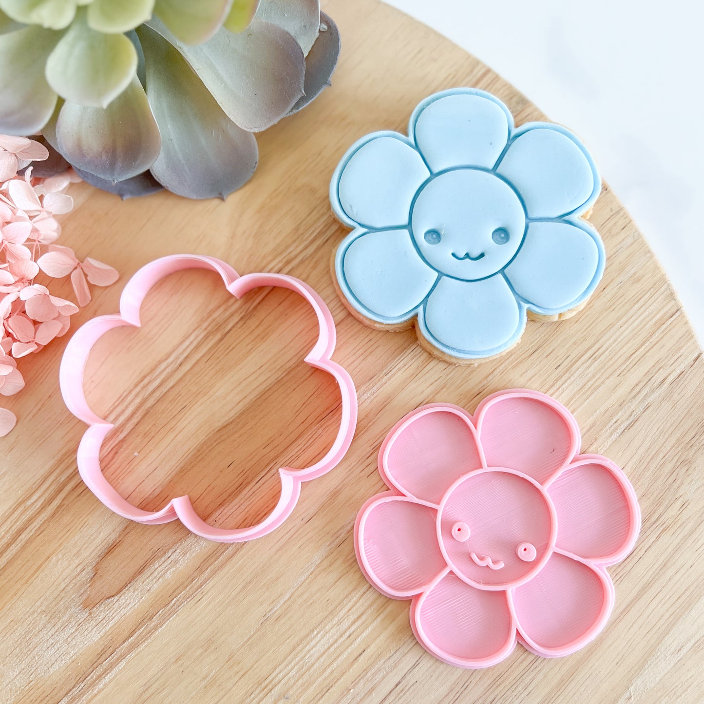 "Kawaii Daisy" - Cookie Cutter & Stamp