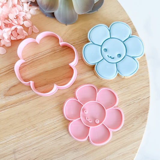 "Kawaii Daisy" - Cookie Cutter & Stamp